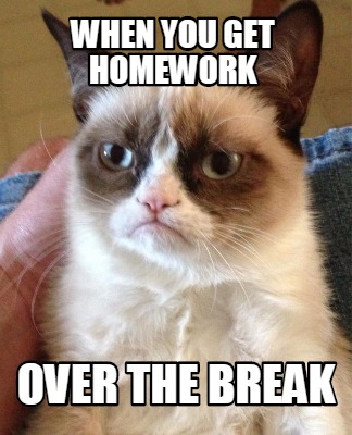 when-you-get-homework-over-the-break