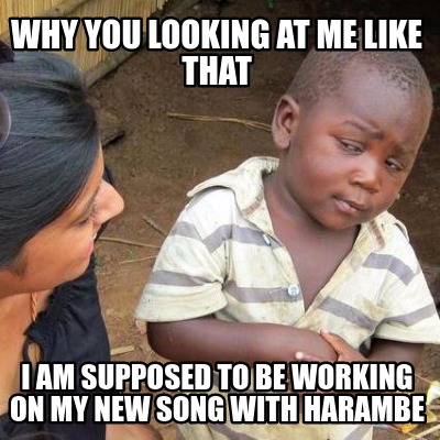 why you looking like that song why you looking like that song