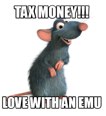 tax-money-love-with-an-emu