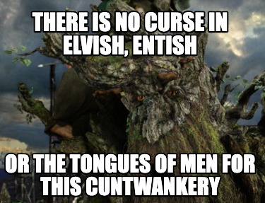 there-is-no-curse-in-elvish-entish-or-the-tongues-of-men-for-this-cuntwankery