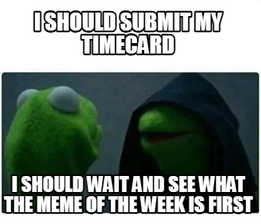 i-should-submit-my-timecard-i-should-wait-and-see-what-the-meme-of-the-week-is-f