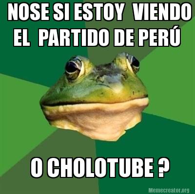 nose-si-estoy-viendo-el-partido-de-per-o-cholotube-