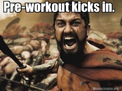 pre-workout-kicks-in