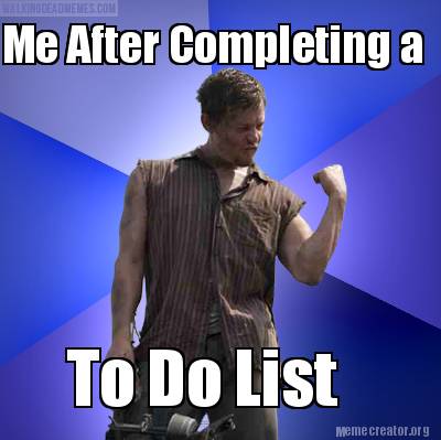 me my to do list meme