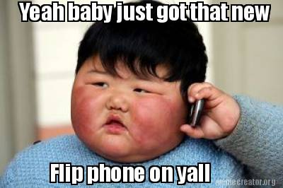 flip phone meme funny