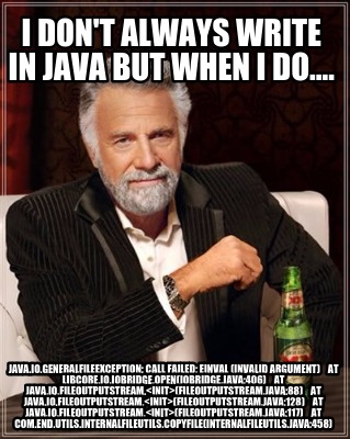Meme Creator - I don't always write in java but when i do.... java.io ...