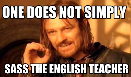 English Teacher Memes