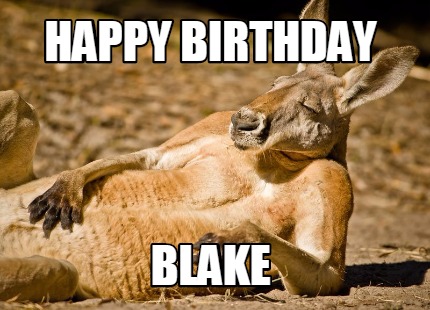 Meme Creator - Funny Happy Birthday Blake Meme Generator at MemeCreator