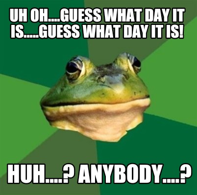 Image result for uh oh frog