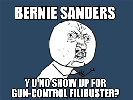 Bernie Filibuster Meme / Bernie Sanders Brings Donald Trump Tweet