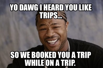 trip booked meme