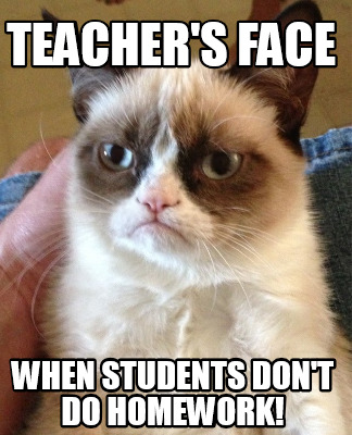 Meme Creator Funny Teacher S Face When Students Don T Do Homework Meme Generator At Memecreator Org