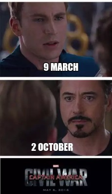 Meme Creator - Funny 9 march 2 october Meme Generator at ! Meme Creator - Funny 9 march 2 october Meme Generator at !