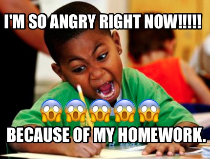my homework right now