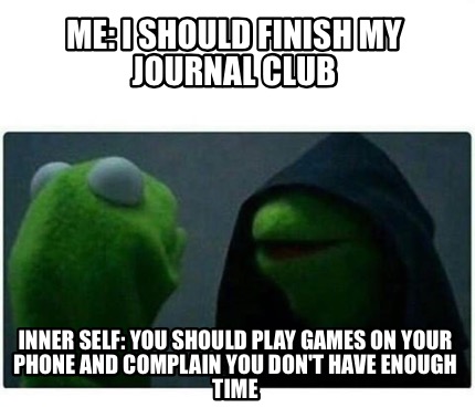 Image result for journal club meme