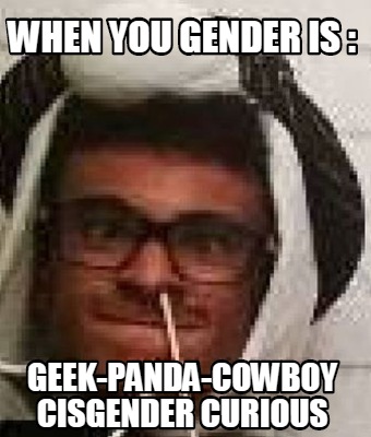 when-you-gender-is-geek-panda-cowboy-cisgender-curious