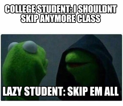 college senior meme blank