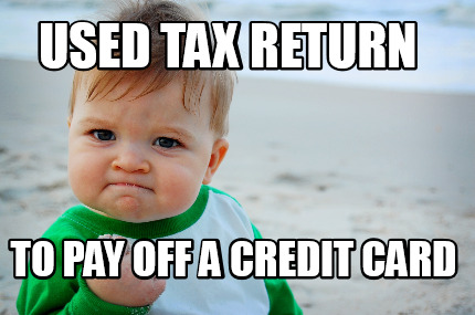 used-tax-return-to-pay-off-a-credit-card