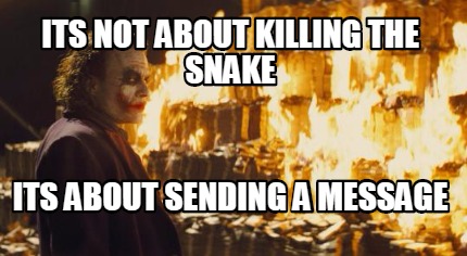 its-not-about-killing-the-snake-its-about-sending-a-message