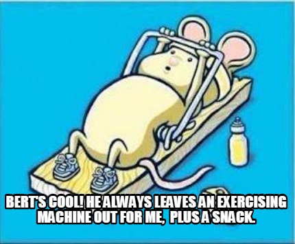 berts-cool-he-always-leaves-an-exercising-machine-out-for-me-plus-a-snack