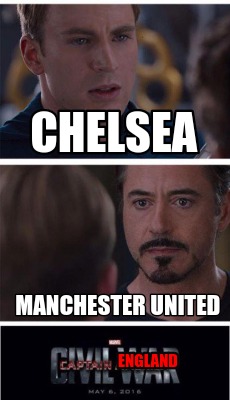 Meme Creator - Funny Chelsea England Manchester United Meme Generator at  !