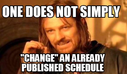 schedule generator work