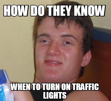 when you turn on the light in the car meme