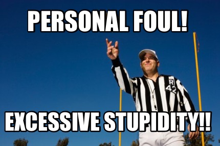 personal-foul-excessive-stupidity
