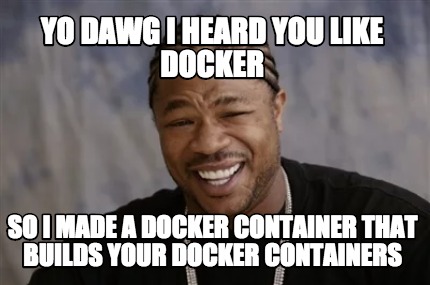 Docker create container from image