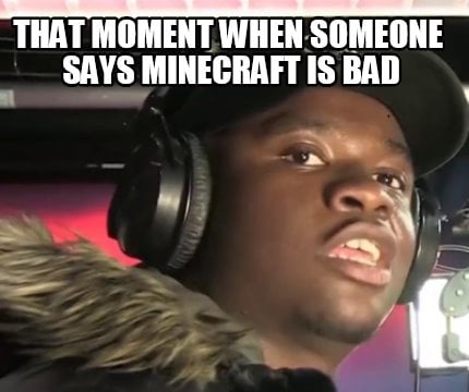 that-moment-when-someone-says-minecraft-is-bad