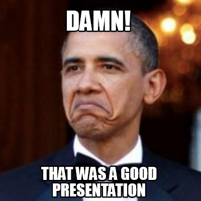 presentation reaction meme