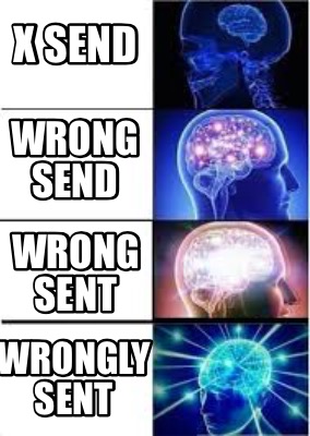 wrong send