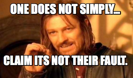 meme fault its simply does claim their memecreator generator