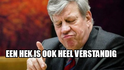 Meme Creator - Funny een hek is ook heel verstandig Meme Generator at ...