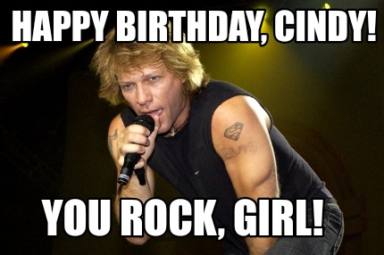 Happy Birthday Cindy Meme