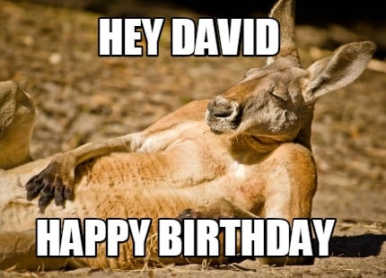 Meme Creator - Funny Hey David happy birthday Meme Generator at