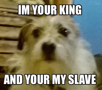 im-your-king-and-your-my-slave