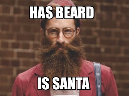 has-beard-is-santa