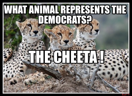 what-animal-represents-the-democrats-the-cheeta-