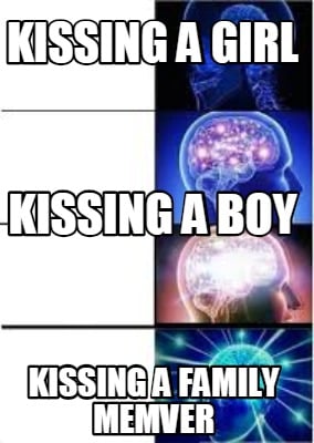 Meme Creator Funny Kissing A Girl Kissing A Family Memver Kissing A Boy Meme Generator At Memecreator Org