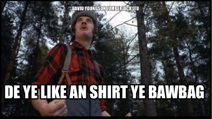 lumberjack shirt meme