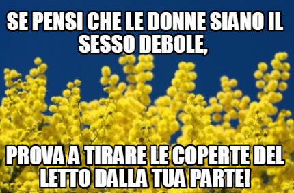 se-pensi-che-le-donne-siano-il-sesso-debole-prova-a-tirare-le-coperte-del-letto-