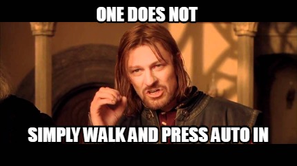 one does not simply walk into mordor gif