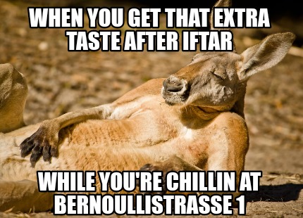Meme Creator - Funny When you get that extra taste after iftar While you're  chillin at bernoullistra� Meme Generator at !