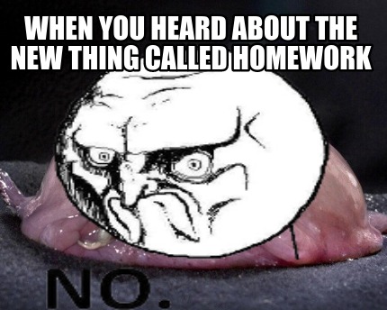 when-you-heard-about-the-new-thing-called-homework