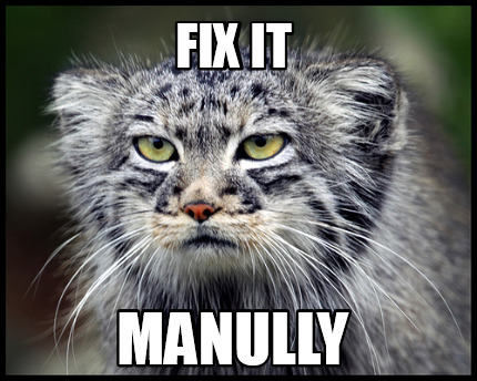 fix-it-manully