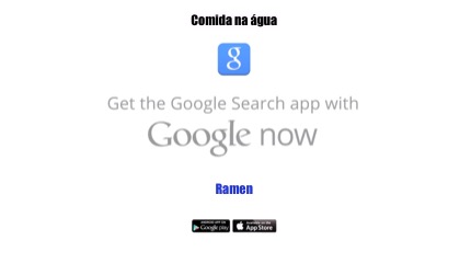 Meme Creator Funny Comida Na Agua Ramen Meme Generator At Memecreator Org