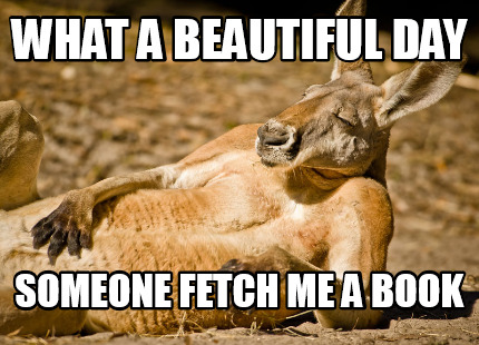 Meme Creator - Funny what a beautiful day someone fetch me a book Meme Generator at ! Meme Creator - Funny what a beautiful day someone fetch me a book Meme Generator at !