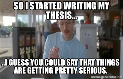 Thesis Writing Meme