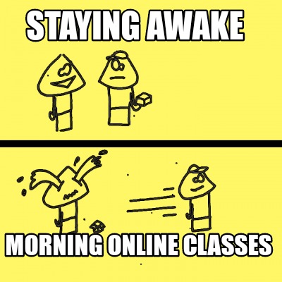 staying-awake-morning-online-classes